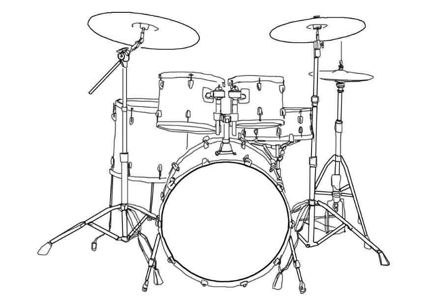 Dibujo para colorear baterA­a