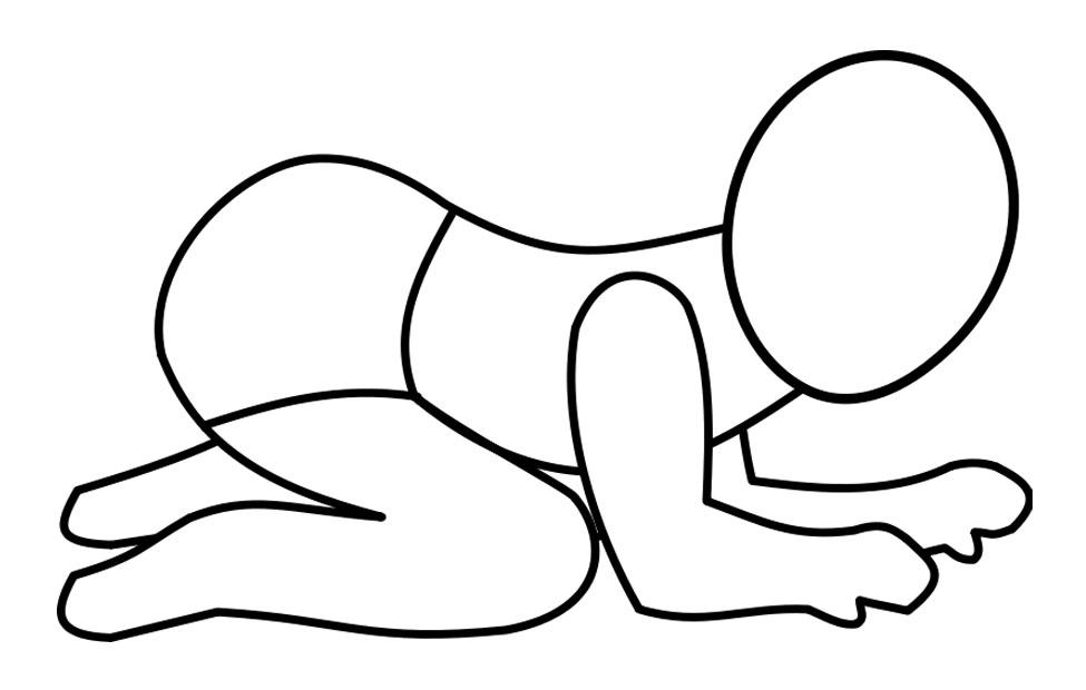 bebA© Dibujo para colorear bebA©