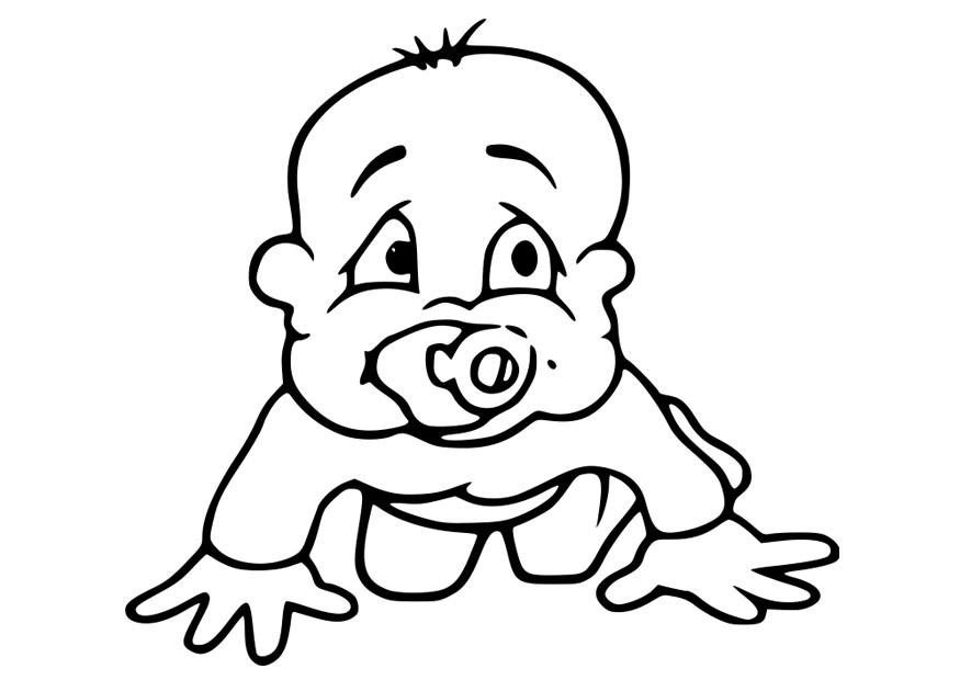bebA© Dibujo para colorear bebA©