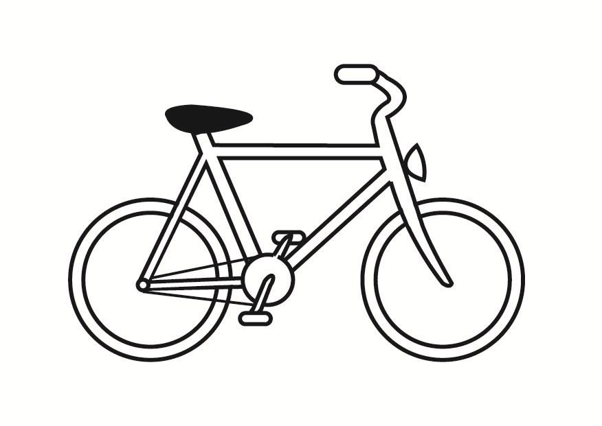 bicicleta Dibujo para colorear bicicleta