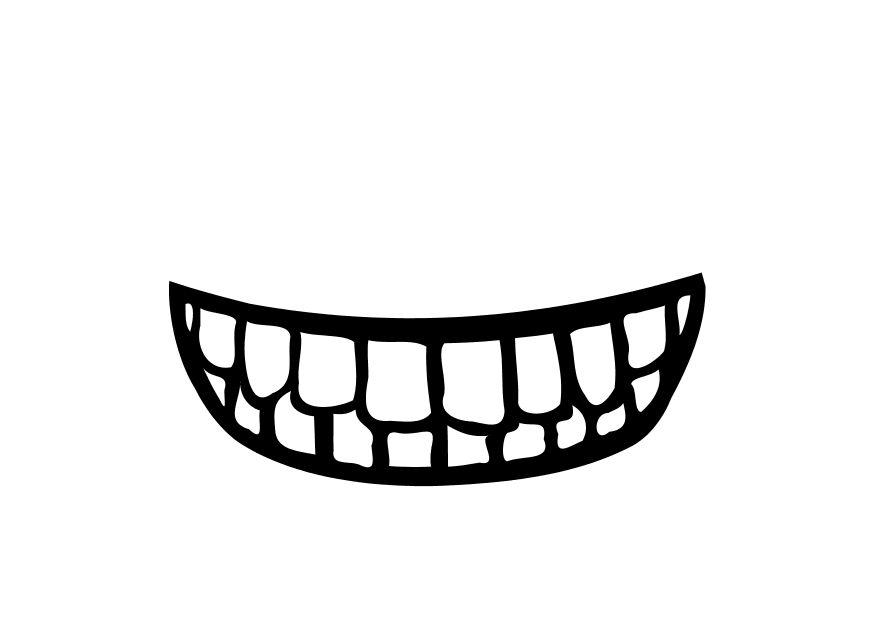 boca Dibujo para colorear boca