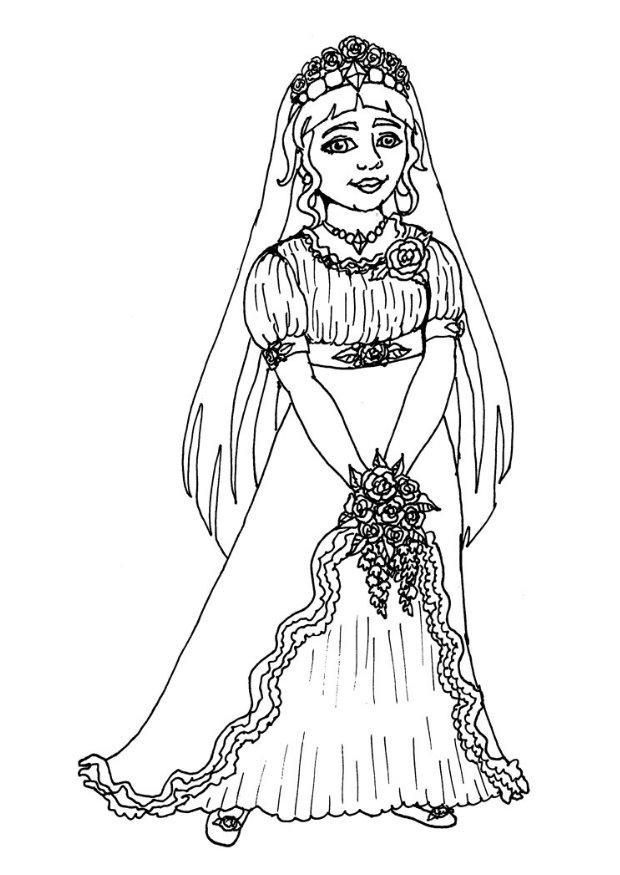 boda Dibujo para colorear boda