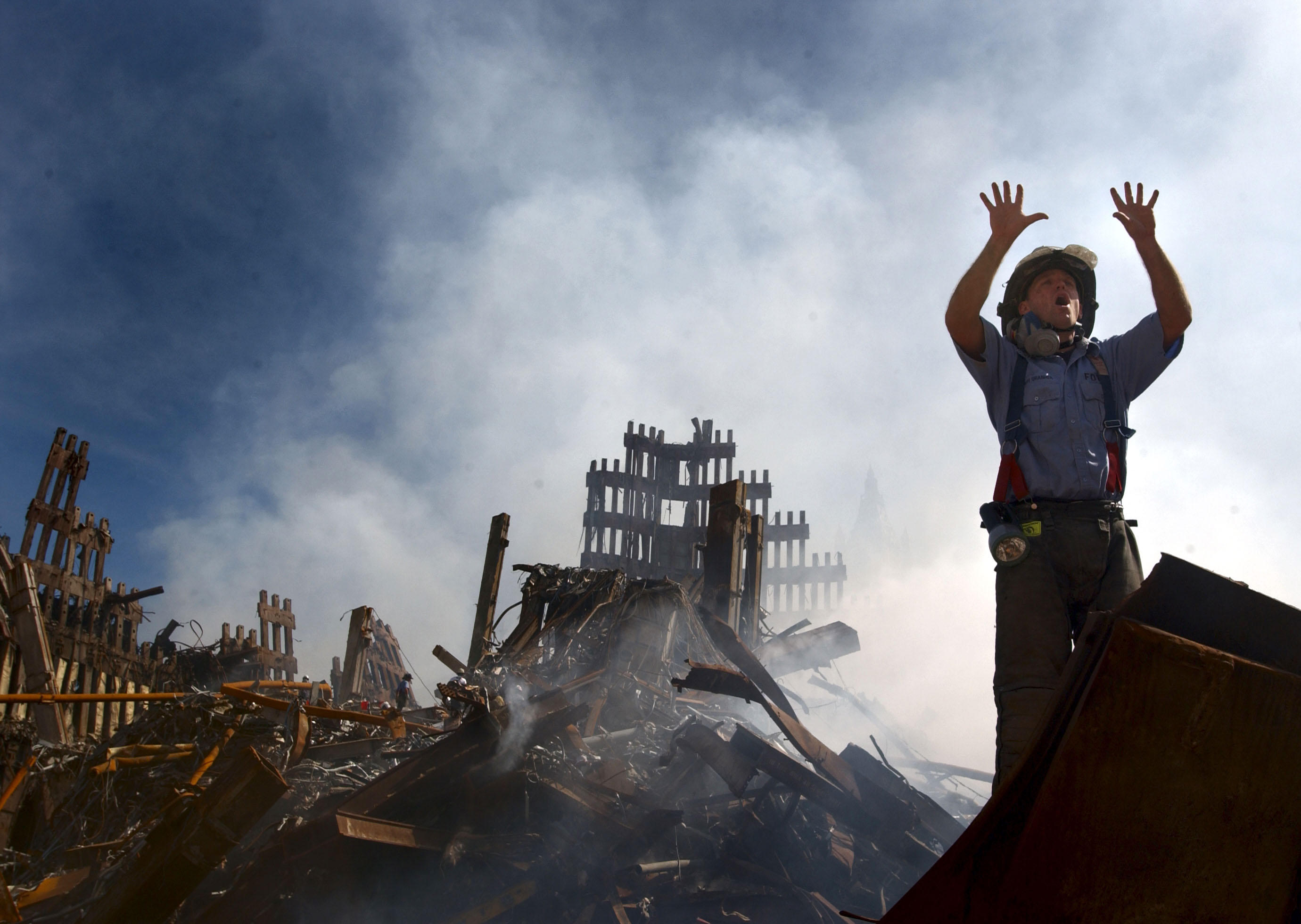 bombero wtc Foto bombero wtc