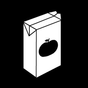 brik de zumo de manzana Dibujo para colorear brik de zumo de manzana