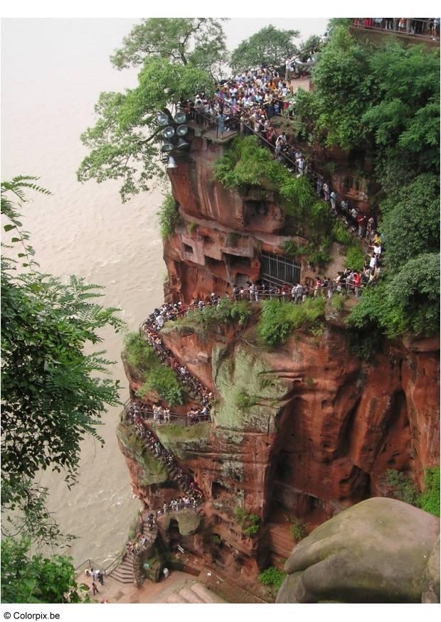 buda en leshan Foto buda en leshan