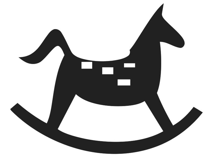 caballito balancAn Dibujo para colorear caballito balancAn