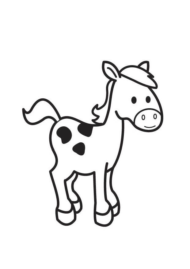 caballo Dibujo para colorear caballo