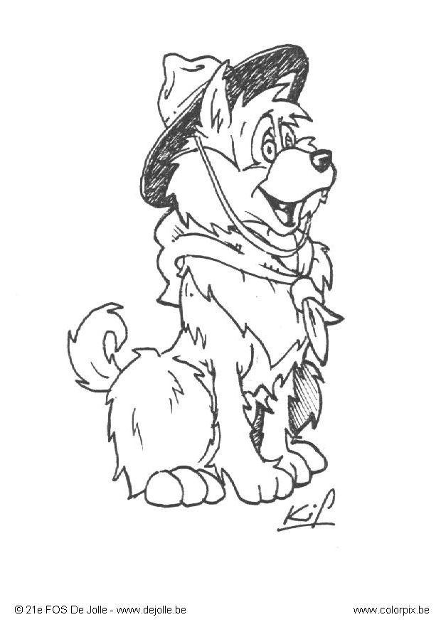 cachoro Dibujo para colorear cachoro