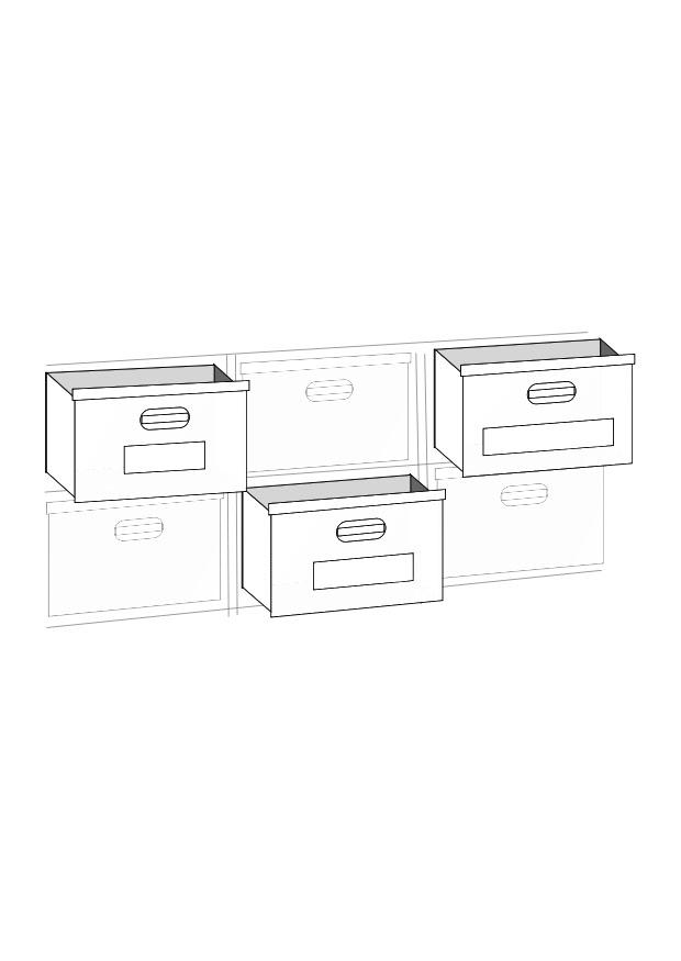 Dibujo para colorear cajas apiladas