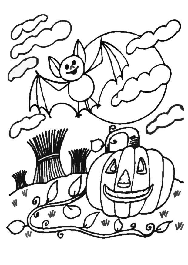 calabaza Dibujo para colorear calabaza