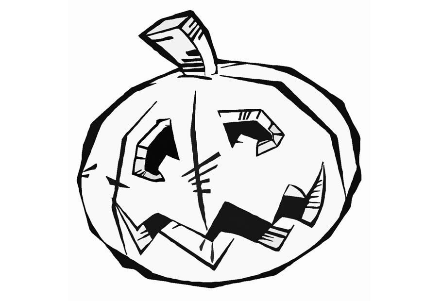 calabaza Dibujo para colorear calabaza