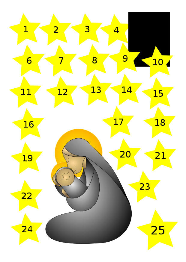 calendario de adviento Imagen calendario de adviento