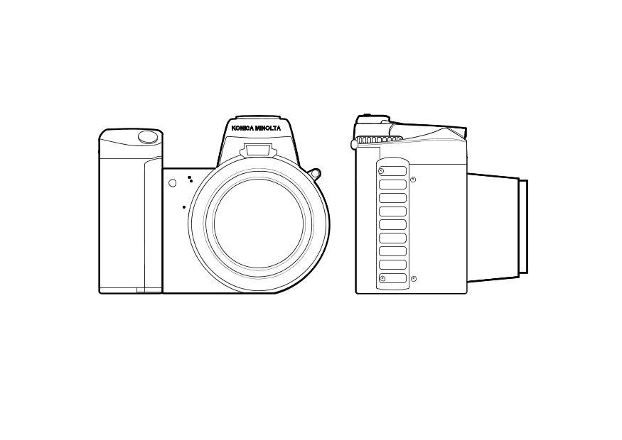 Dibujo para colorear cA¡mara de fotos