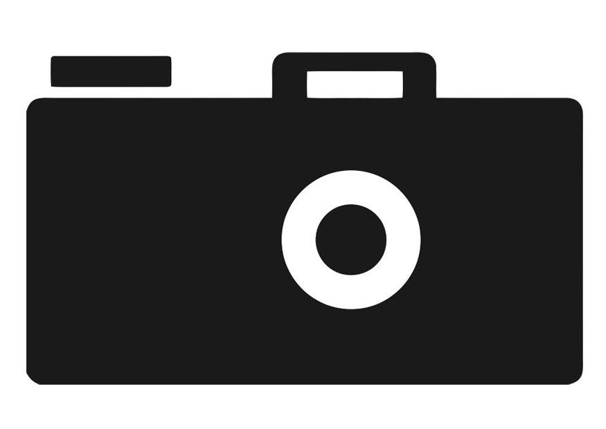 Dibujo para colorear cA¡mara de fotos