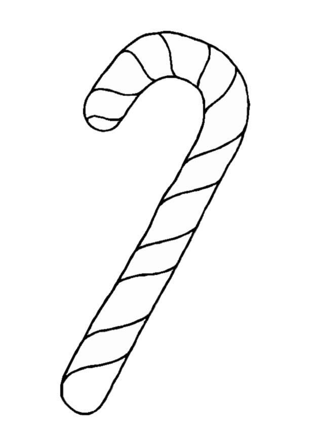 Dibujo para colorear caramelo