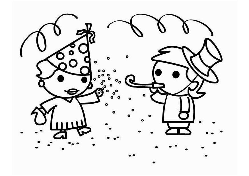 carnaval Dibujo para colorear carnaval