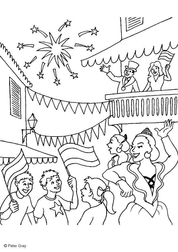 carnaval Dibujo para colorear carnaval