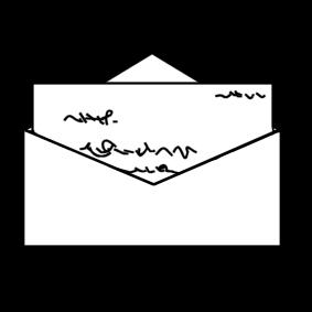 carta Dibujo para colorear carta