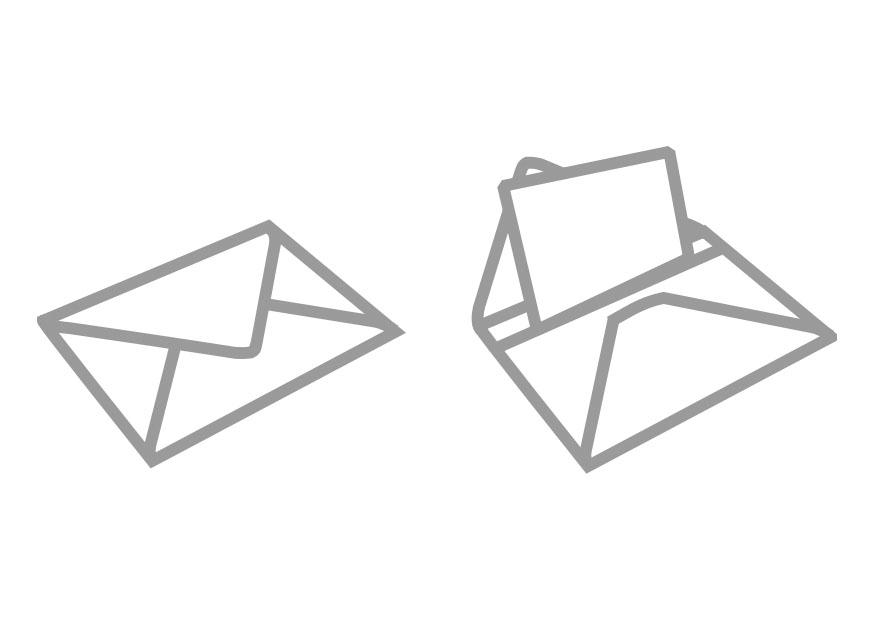 carta Dibujo para colorear carta
