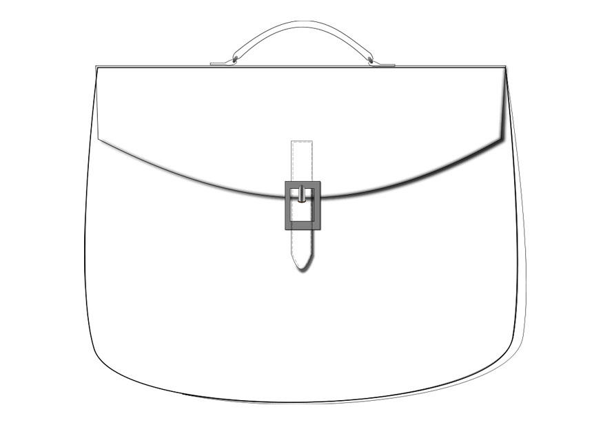 cartera Dibujo para colorear cartera