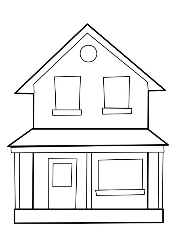 casa Dibujo para colorear casa