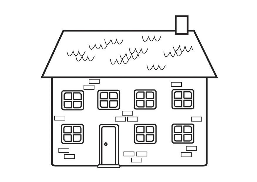 casa Dibujo para colorear casa