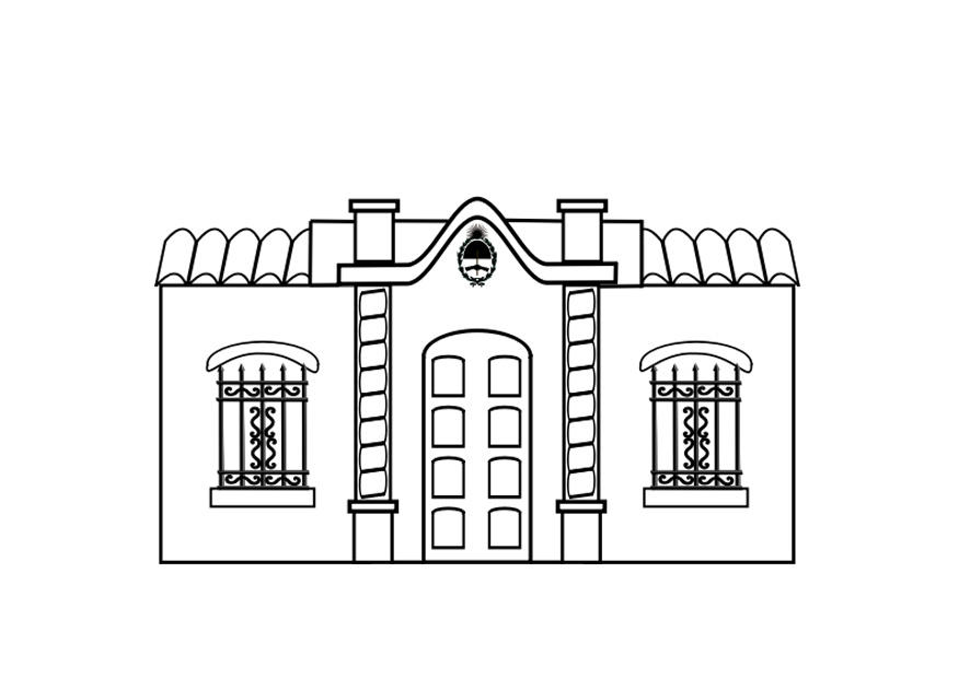 casa Dibujo para colorear casa