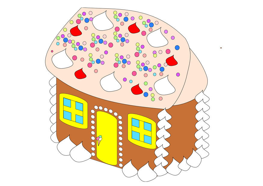 casita de pan de jengibre Imagen casita de pan de jengibre