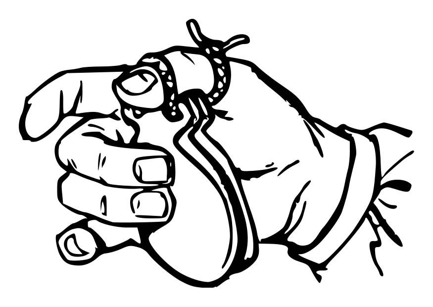 castanuelas 2 Dibujo para colorear castanuelas 2