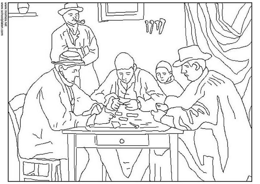 cezanne Dibujo para colorear cezanne