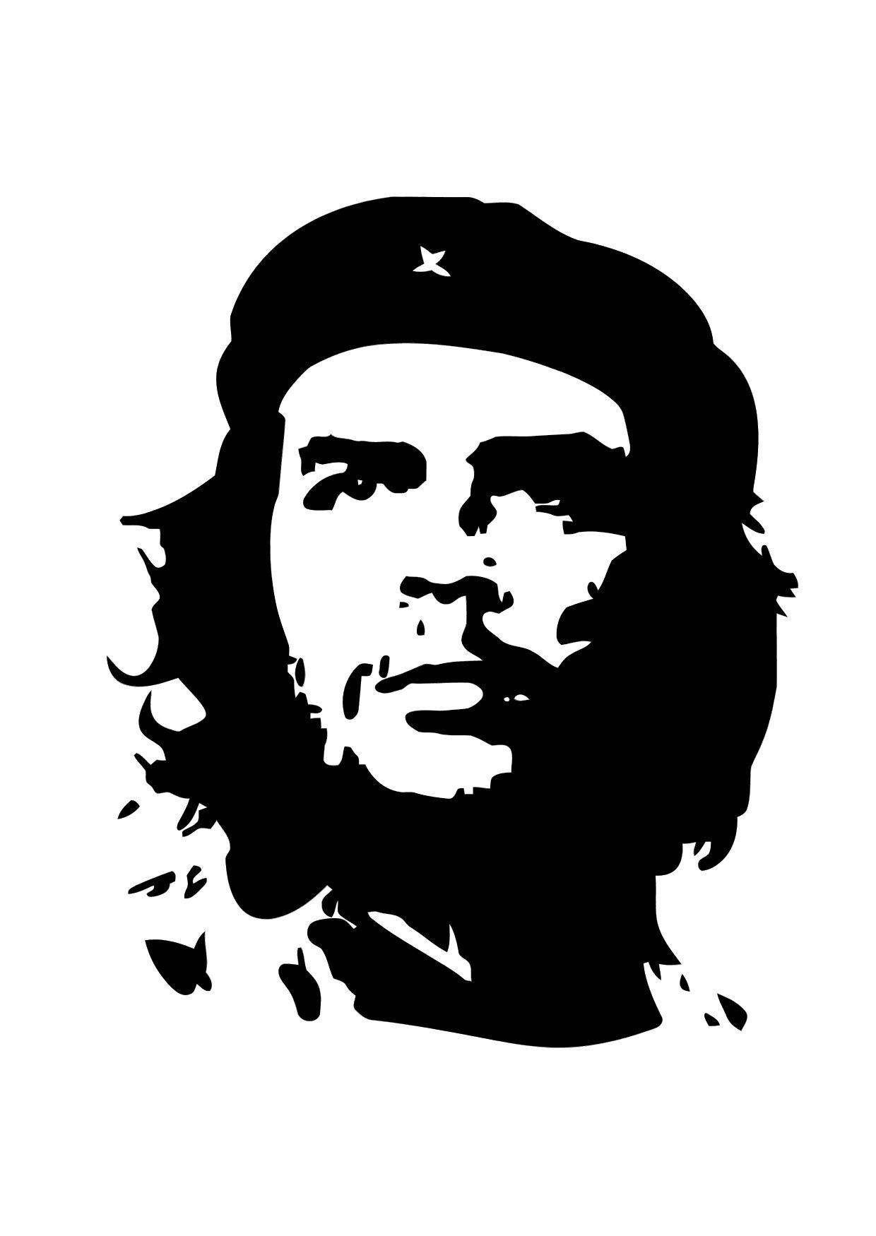 Dibujo para colorear che guevara