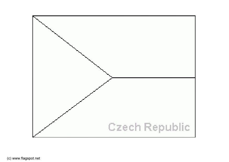 Dibujo para colorear chequia