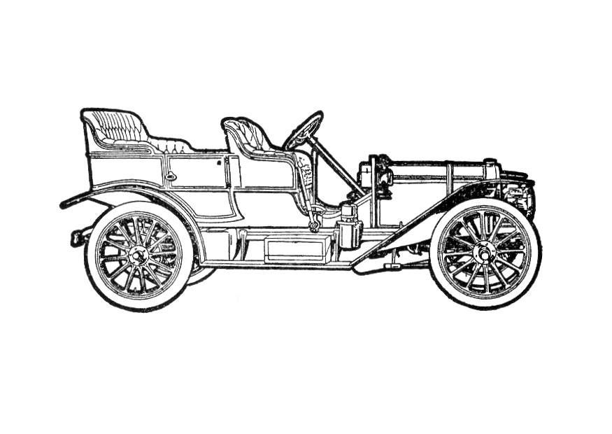 coche Dibujo para colorear coche