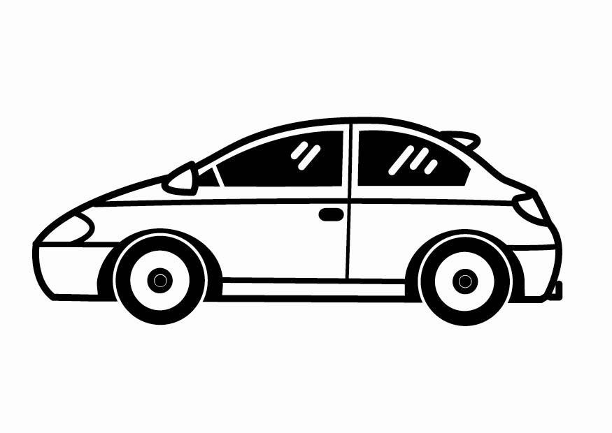 coche Dibujo para colorear coche