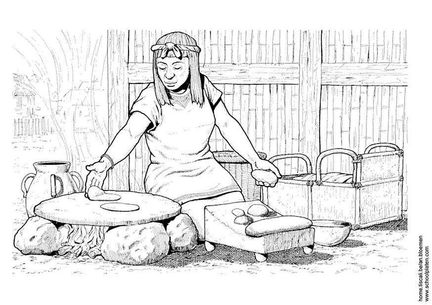 Dibujo para colorear cocinar