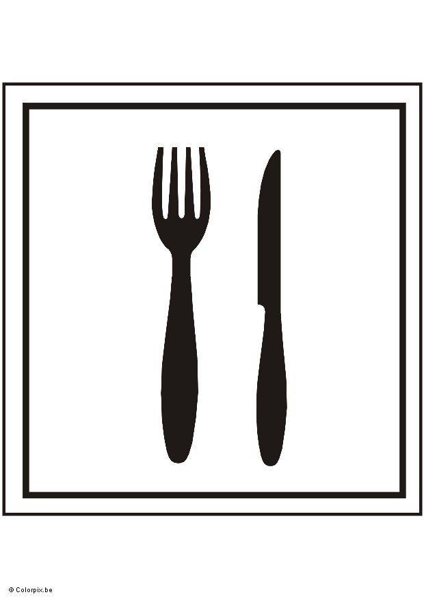 comedor Dibujo para colorear comedor