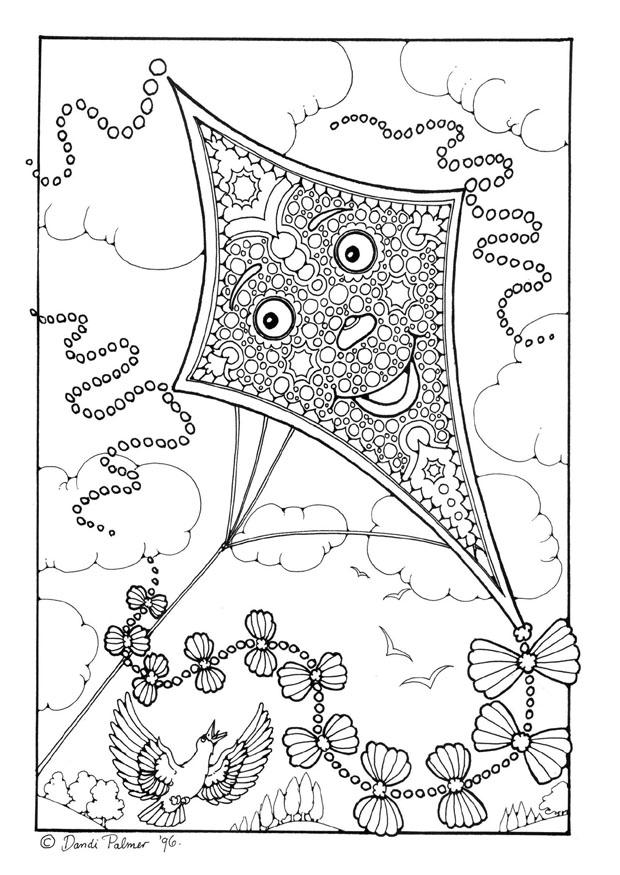 cometa Dibujo para colorear cometa