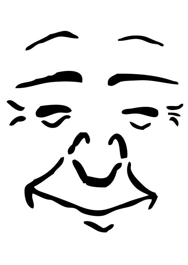 contento Dibujo para colorear contento