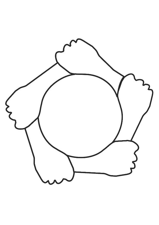 cooperar Dibujo para colorear cooperar
