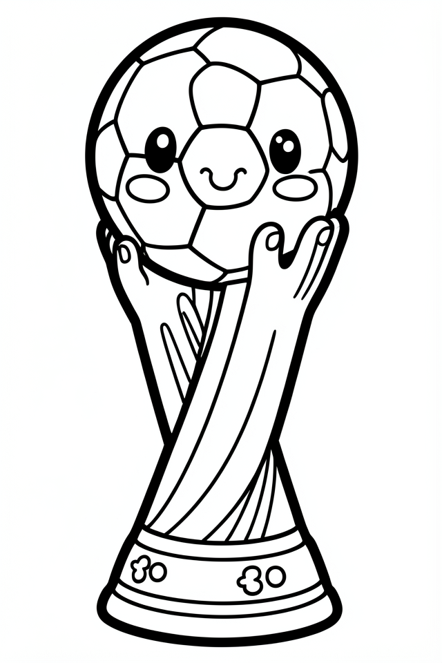 copa mundial de fAºtbol Dibujo para colorear copa mundial de fAºtbol