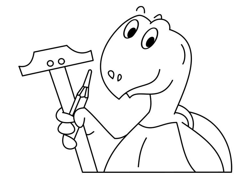 Dibujo para colorear creatividad y manualidades