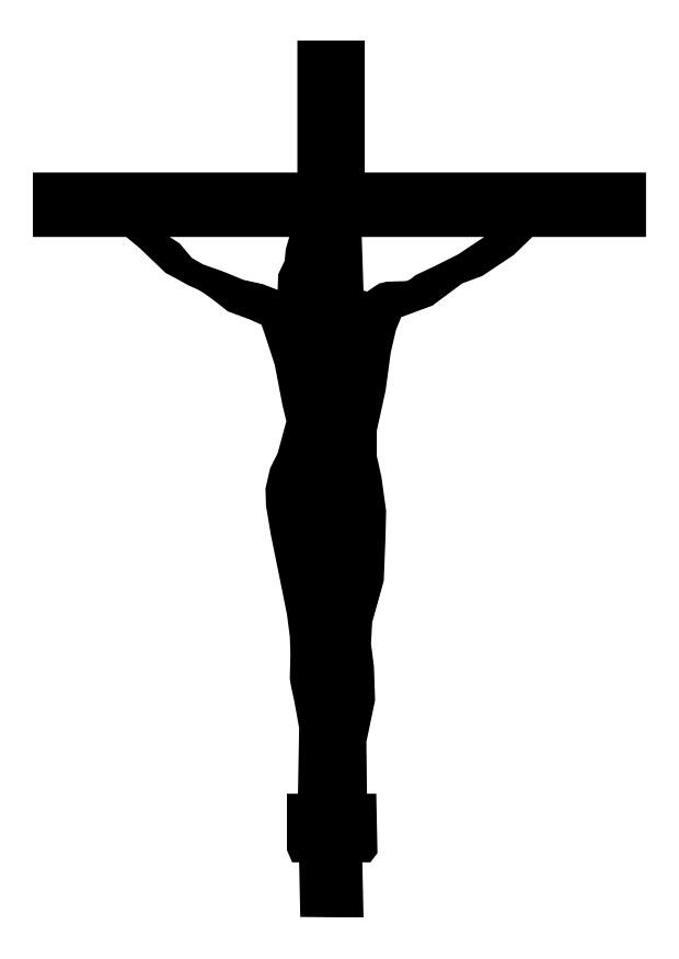 crucifijo Dibujo para colorear crucifijo