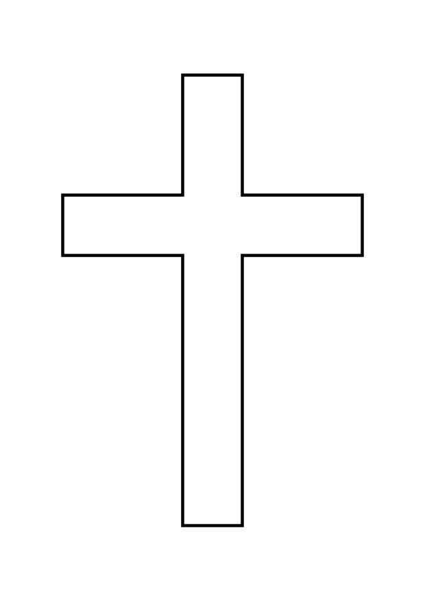 cruz Dibujo para colorear cruz