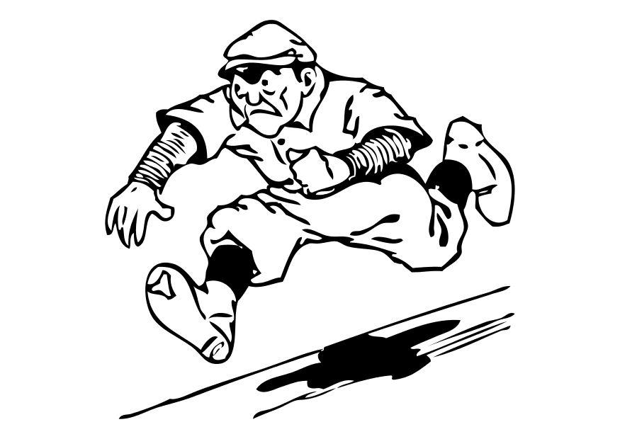 cuadrangular de bA©isbol Dibujo para colorear cuadrangular de bA©isbol
