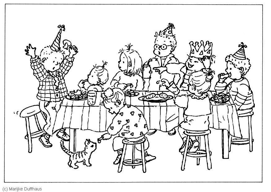 cumpleanos Dibujo para colorear cumpleanos