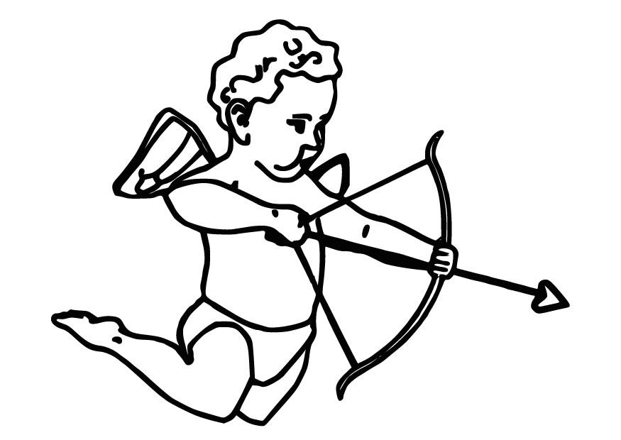 cupido Dibujo para colorear cupido