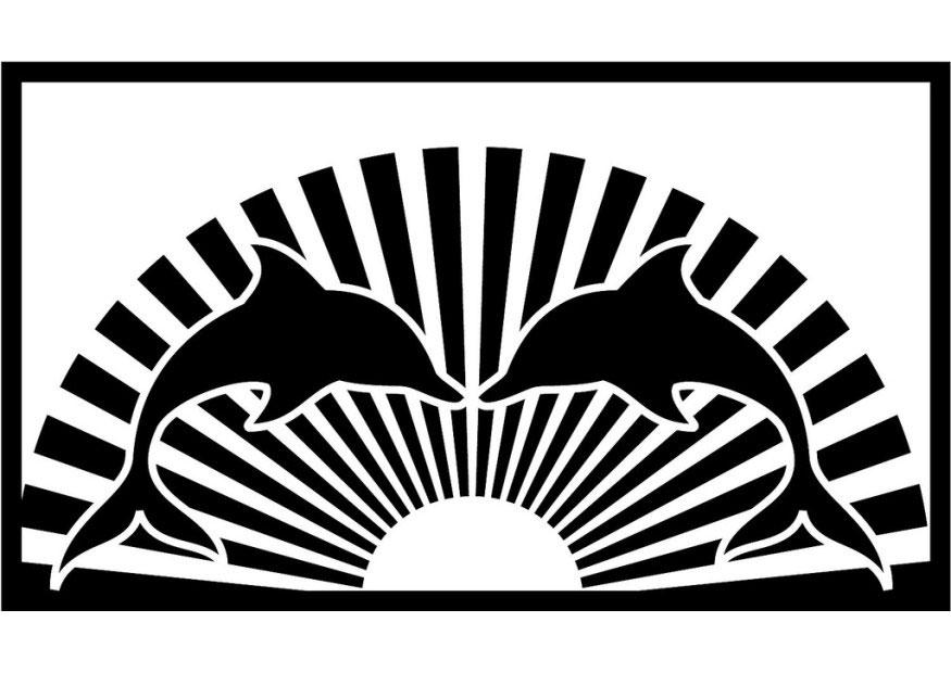 delfines Dibujo para colorear delfines