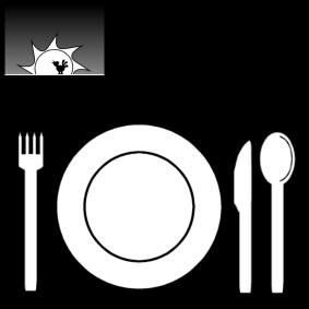 Dibujo para colorear desayuno