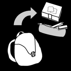 deshacer la mochila Dibujo para colorear deshacer la mochila