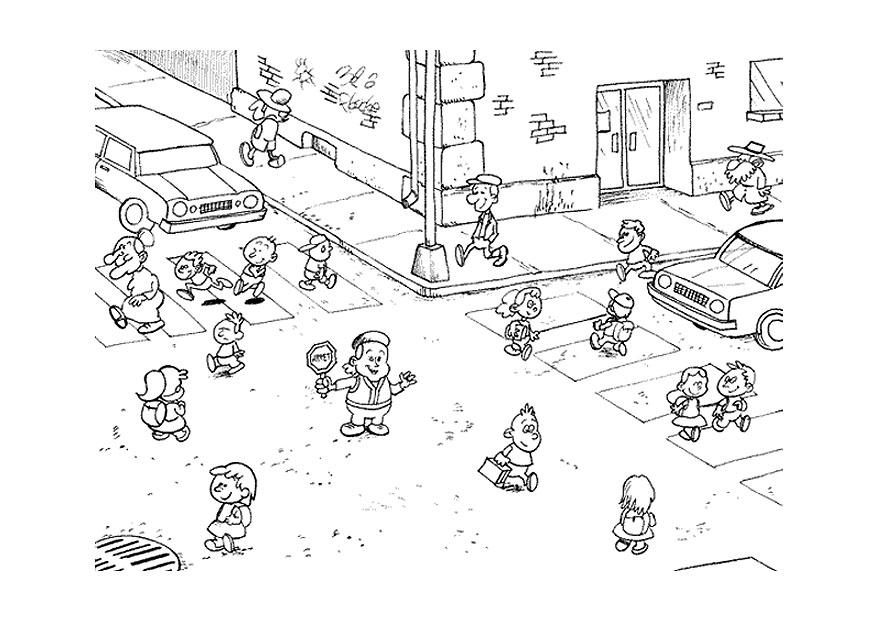 despuA©s del colegio Dibujo para colorear despuA©s del colegio